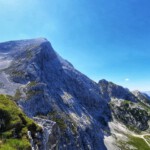 Blick auf die Alpspitze vom Bernadeinkopf