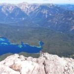 Riffelspitze mit Blick auf den Eibsee