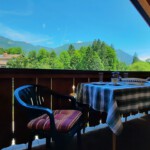 Ausblick vom Balkon der Ferienwohnung Kramer